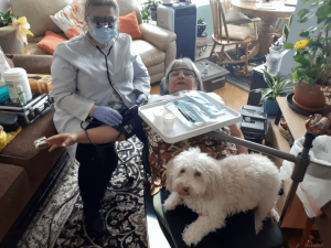 mobile denbtal care in your living room